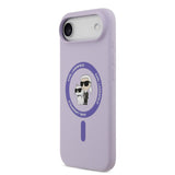 Husa Karl Lagerfeld compatibila cu iPhone 17 Air, MagSafe/Magnetic, TPU, Mov