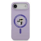 Husa Karl Lagerfeld compatibila cu iPhone 17 Air, MagSafe/Magnetic, TPU, Mov