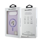 Husa Karl Lagerfeld compatibila cu iPhone 17 Air, MagSafe/Magnetic, TPU, Mov