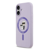 Husa Karl Lagerfeld compatibila cu iPhone 17, MagSafe/Magnetic, TPU, Mov