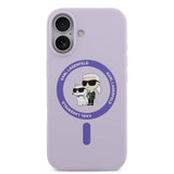 Husa Karl Lagerfeld compatibila cu iPhone 17, MagSafe/Magnetic, TPU, Mov