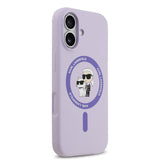 Husa Karl Lagerfeld compatibila cu iPhone 17, MagSafe/Magnetic, TPU, Mov