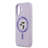 Husa Karl Lagerfeld compatibila cu iPhone 17, MagSafe/Magnetic, TPU, Mov