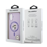 Husa Karl Lagerfeld compatibila cu iPhone 17, MagSafe/Magnetic, TPU, Mov