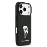 Husa Karl Lagerfeld compatibila cu iPhone 17 Pro, MagSafe/Magnetic, TPU, Negru