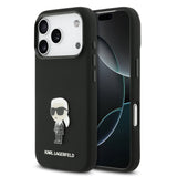 Husa Karl Lagerfeld compatibila cu iPhone 17 Pro, MagSafe/Magnetic, TPU, Negru