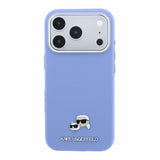 Husa telefon pentru Apple iPhone 18 Pro / 17 Pro, Karl Lagerfeld, PU, MagSafe, Albastră
