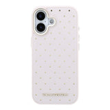 Husa telefon Karl Lagerfeld pentru Apple iPhone 17, PU Perforated Gold Dots, MagSafe, Roz