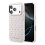 Husa telefon pentru Apple iPhone 17 Pro Max, Karl Lagerfeld, PU Perforated Gold Dots, MagSafe, Roz