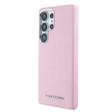 Husa cu inel Karl Lagerfeld compatibila cu Galaxy S25 Ultra, piele PU, Roz