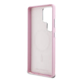 Husa cu inel Karl Lagerfeld compatibila cu Galaxy S25 Ultra, piele PU, Roz