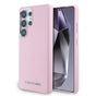 Husa cu inel Karl Lagerfeld compatibila cu Galaxy S25 Ultra, piele PU, Roz