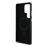 Husa cu inel Karl Lagerfeld compatibila cu Galaxy S25 Ultra, piele, Negru