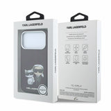 Husa telefon Karl Lagerfeld pentru Apple iPhone 18 Pro Max / 17 Pro Max, PU Semi Wrap, Smooth Sketch Bodies, MagSafe, Burgundy