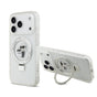 Husa telefon Karl Lagerfeld pentru Apple iPhone 17 Pro, Ringstand MagSafe, Alba
