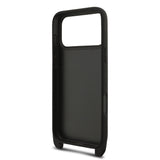 Husa Karl Lagerfeld compatibila cu iPhone 17 Pro Max, piele eco PU Saffiano, Negru