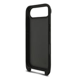 Husa Karl Lagerfeld compatibila cu iPhone 17 Air, piele eco PU Saffiano, Negru