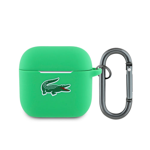 Husa, Originala Lacoste Liquid Silicone Croc Logo Pentru AirPods 4 Omax 8e423a, Verde