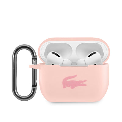 Husa, Lacoste Pentru AirPods Pro Silicon Lichid Lucios Cu Logo Omax 7df7e7, Roz