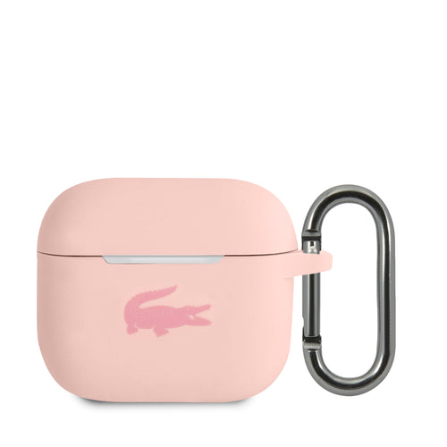 Husa, Lacoste Pentru AirPods 3 Silicon Lichid Cu Logo Omax 22c346, Roz