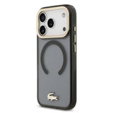 Husa telefon pentru Apple iPhone 17 Pro, PC/TPU, Finisaj Frosted, Logo Auriu, MagSafe, Neagra