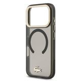 Husa telefon pentru Apple iPhone 17 Pro, PC/TPU, Finisaj Frosted, Logo Auriu, MagSafe, Neagra
