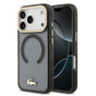 Husa telefon pentru Apple iPhone 17 Pro, PC/TPU, Finisaj Frosted, Logo Auriu, MagSafe, Neagra