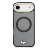 Husa Lacoste compatibila cu iPhone 17 Air, MagSafe/Magnetic, TPU, Negru
