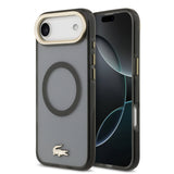 Husa Lacoste compatibila cu iPhone 17 Air, MagSafe/Magnetic, TPU, Negru