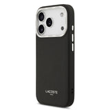 Husa Lacoste compatibila cu iPhone 17 Pro, MagSafe/Magnetic, piele PU, Negru