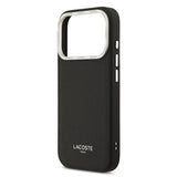 Husa Lacoste compatibila cu iPhone 17 Pro, MagSafe/Magnetic, piele PU, Negru