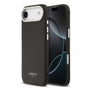 Husa Lacoste compatibila cu iPhone 17 Air, MagSafe/Magnetic, piele PU, Negru