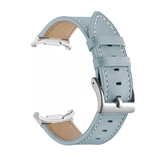 Curea piele compatibila cu Galaxy Watch 8, Galaxy Watch 8 Classic, Alb