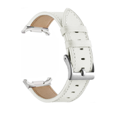 Curea piele compatibila cu Galaxy Watch 8, Galaxy Watch 8 Classic, Alb