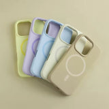 Husa Nordic compatibila cu iPhone 13, iPhone 14, MagSafe/Magnetic, silicon lichid