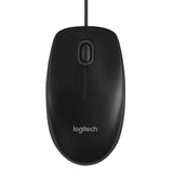 Mouse cu cablu Logitech M100, Negru