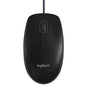 Mouse cu cablu Logitech M100, Negru