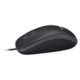 Mouse cu cablu Logitech M100, Negru
