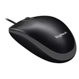 Mouse cu cablu Logitech M100, Negru
