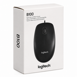 Mouse cu cablu Logitech M100, Negru