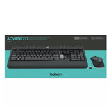 Tastatura si Mouse Wireless Logitech MK540 Advanced, Negru