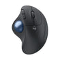 Mouse wireless Logitech M575S ERGO, Gri-Albastru