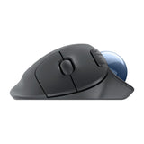 Mouse wireless Logitech M575S ERGO, Gri-Albastru