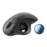 Mouse wireless Logitech M575S ERGO, Gri-Albastru