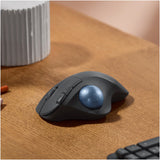 Mouse wireless Logitech M575S ERGO, Gri-Albastru