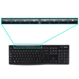 Set tastatură și mouse wireless Logitech MK270, Negru