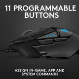 Cablu de date pentru mouse Logitech G502 Hero, Negru