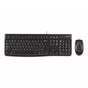 Set tastatură și mouse cu fir Logitech MK120, Negru