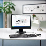 Set tastatură și mouse cu fir Logitech MK120, Negru