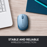 Mouse wireless Logitech M171, Albastru